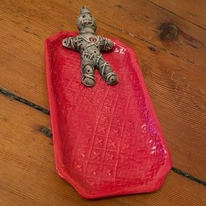 Voodoo doll incense burner